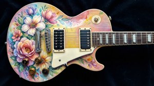 Floral Les Paul