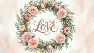 Floral Love Wreath
