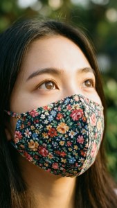 Floral Mask Portrait