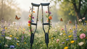 Floral Meadow Crutches