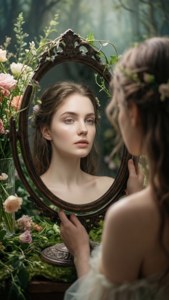 Floral Mirror