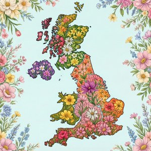 Floral Pattern Map