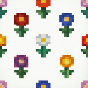 Floral Pattern White