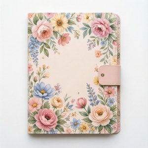 Floral Patterned Folder