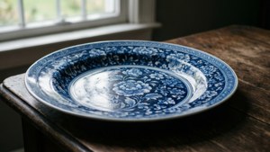 Floral Porcelain Plate