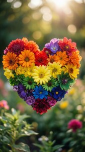 Floral Pride Heart