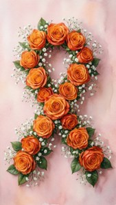 Floral Ribbon Roses