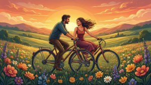 Floral Ride Vector