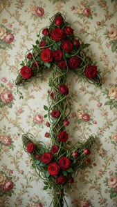 Floral Rose Arrow