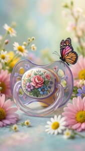 Floral Spring Binky