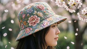 Floral Spring Hat