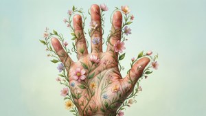 Floral Stop Hand
