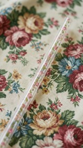 Floral Straw Vintage