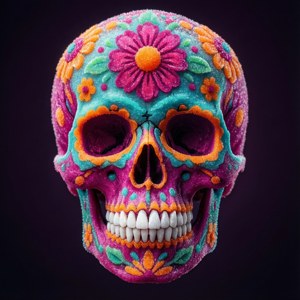 Floral Sugar Skull