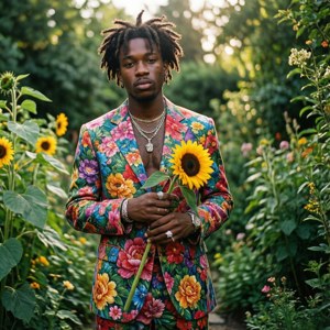 Floral Suit Garden