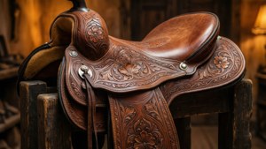 Floral Tooled Saddle