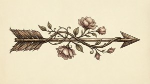 Floral Vine Arrow