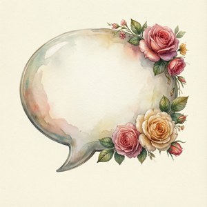 Floral Watercolor Bubbles