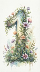 Floral Watercolor Number One