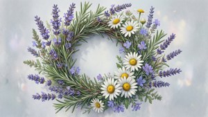 Floral Watercolor Wreath