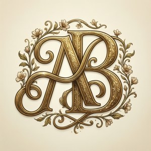 Floral Wedding Monogram