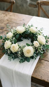 Floral White Banner