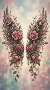 Floral Wing Design