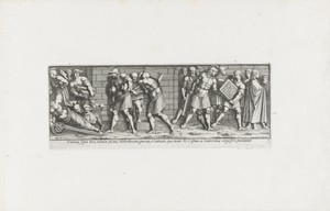 Florentijnen plunderen Palazzo Medici