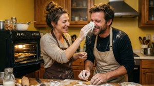 Flour Kiss in the Kitchen