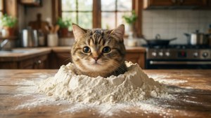Flour Pile Peek