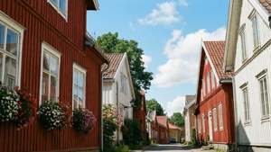 Flower Boxes and Red Houses