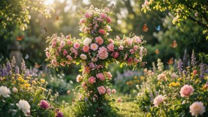 Flower Cross Garden