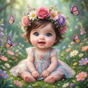 Flower Crown Baby