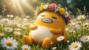 Flower Crown Gudetama