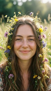 Flower Crown Smile