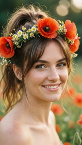 Flower Crown Smile