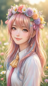 Flower Crown Smile
