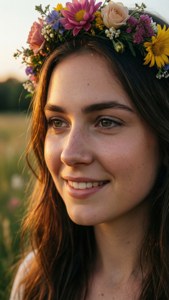 Flower Crown Smile