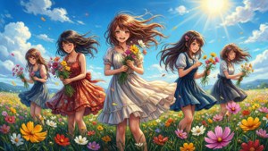 Flower Field Bliss