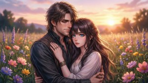 Flower Field Embrace