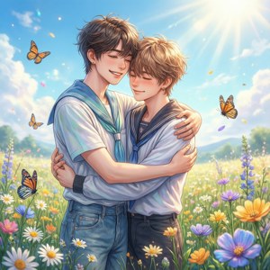 Flower Field Hug