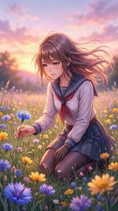 Flower Field Serenity