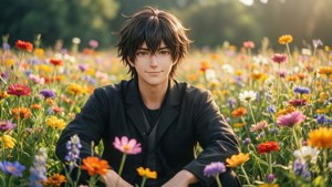 Flower Field Serenity
