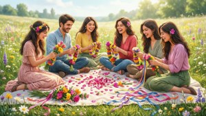 Flower Garland Picnic