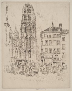 Flower Market and Butter Tower, Rouen