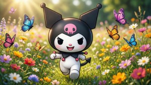 Flower Meadow Kuromi