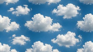 Fluffy Cloud Sky