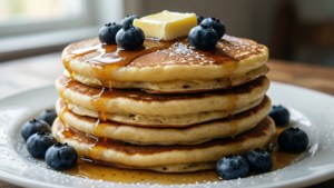Fluffy Pancake Stack