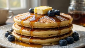 Fluffy Pancake Stack
