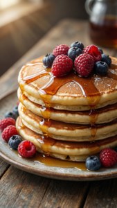 Fluffy Pancake Stack